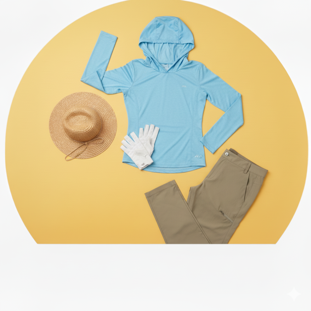 Outdoor sun protection clothing